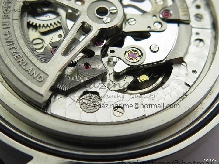 MIROTIME 0502 TimelessDesign Portuguese IW358304 ZF 1:1 Best Edition SS Blue Dial on Leather Strap A 7078